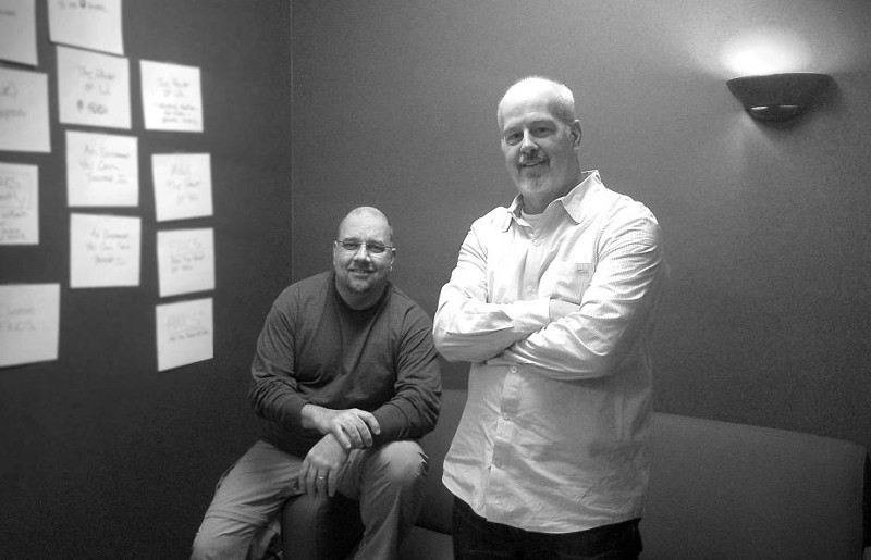 Kelly Gayer and Dan Schroeter at Asher Agency