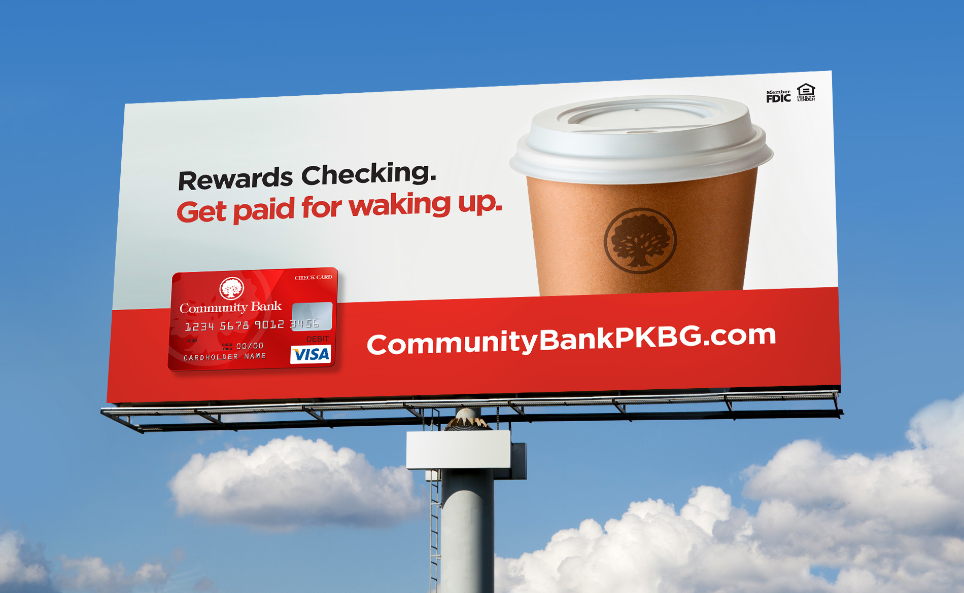 Community Bank, Rewards Checking: Outdoor