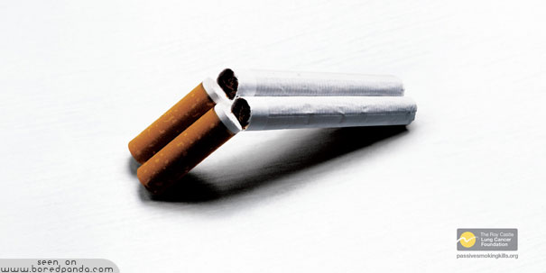 The Roy Castle Lung Cancer Foundation – Advertising Agency: CHI & Partners, UK: “Smoking kills”