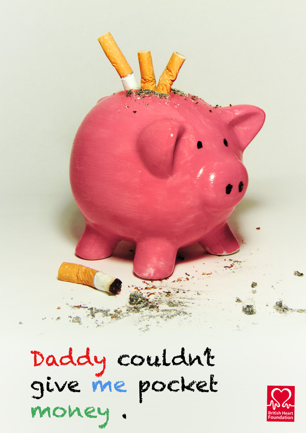 British Heart Foundation: “Daddy Couldn’t Give Me Pocket Money”