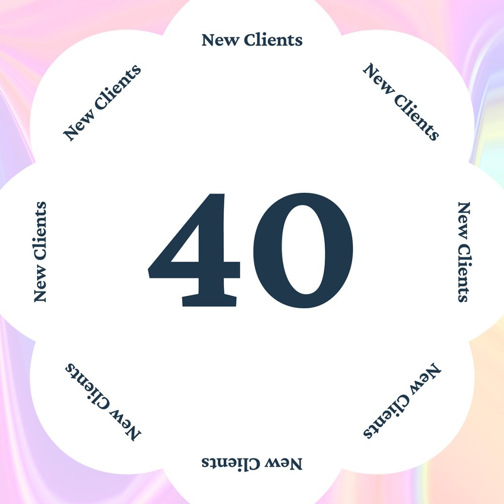 Asher welcomed 40 new clients