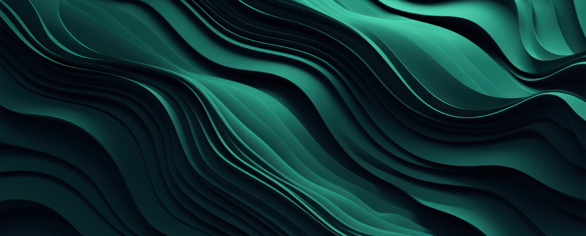 Dark Emerald Abstract Green Wallpaper