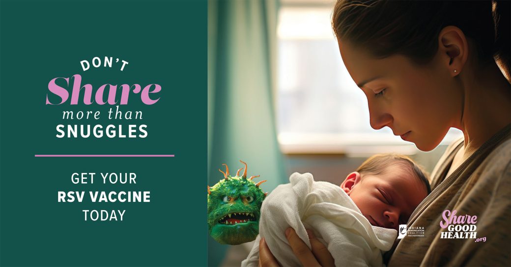 Billboard for Indiana Department of Health flu vaccine campaign